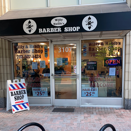 Willy & Habib’s Barber Shop logo