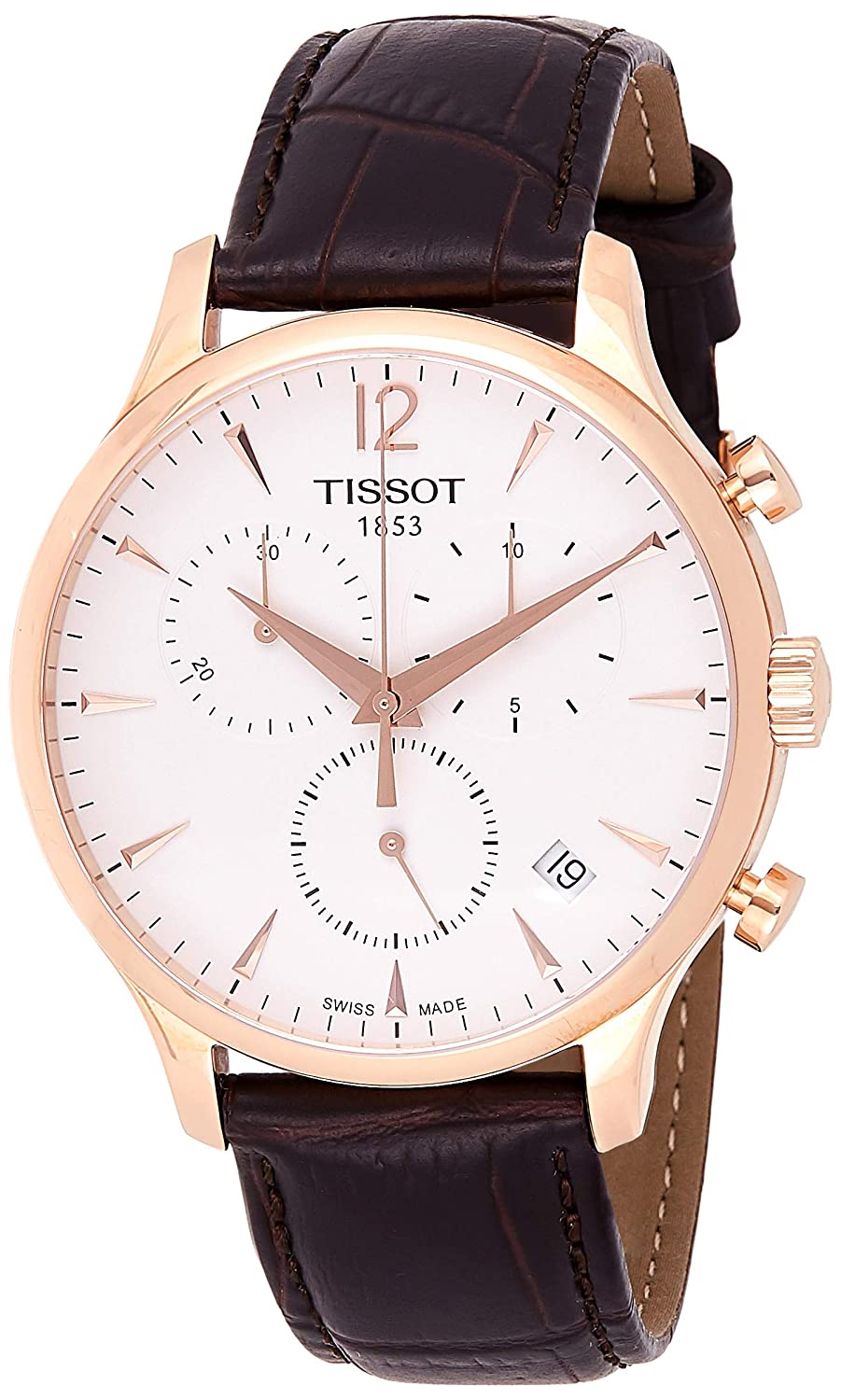 Tissot Analog White Dial Men's Watch - T0636173603700