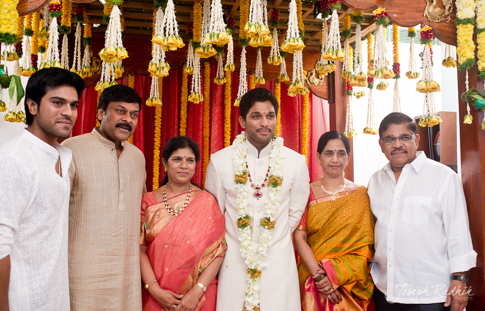 Allu Arjun Marriage Hungama Photos tweeted By Allu Shirish.