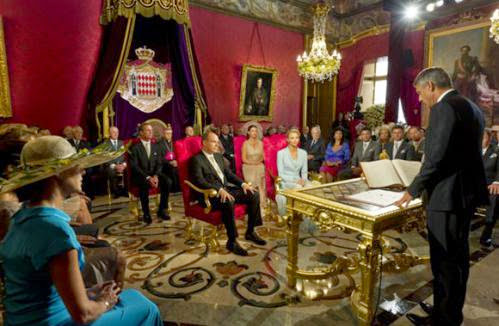 Monaco The Civil Royal Wedding That Turned Charlene Into A Princess