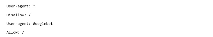 Robots.txt Permitir/Proibir