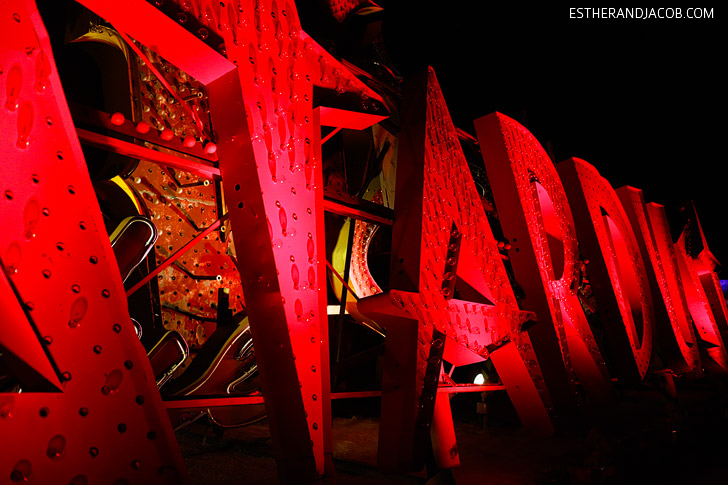 Stardust Sign at the Neon Museum Las Vegas.