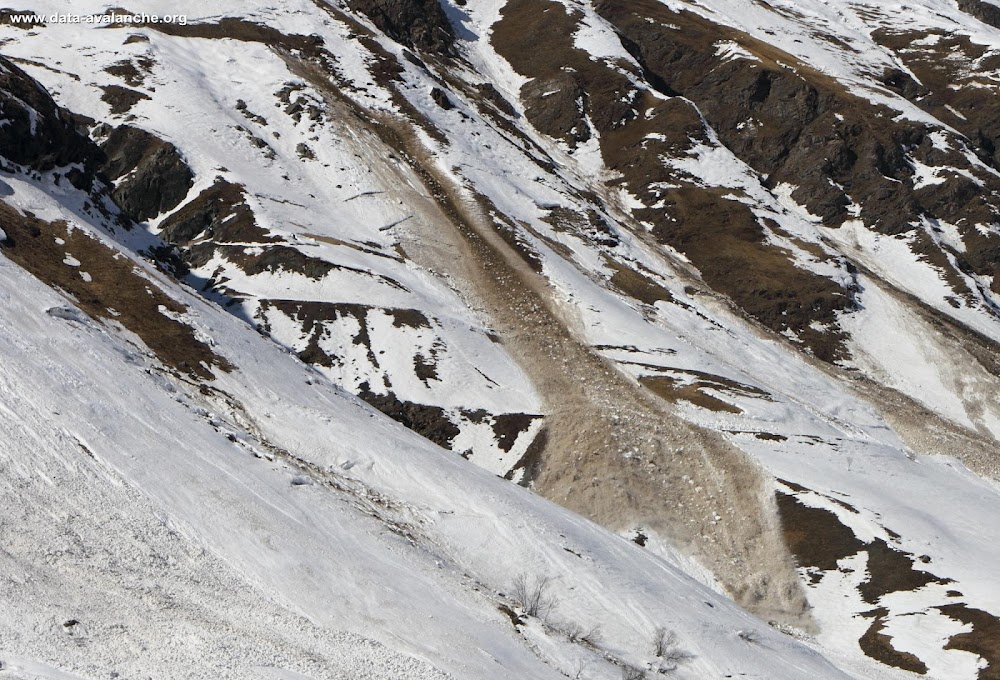 Avalanche Haute Maurienne, secteur Pointe de Méan Martin, Bonneval sur Arc ; Pointe de la Met - Photo 1 - © Duclos Alain