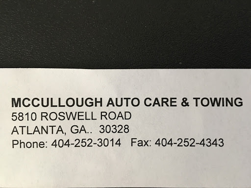 Auto Repair Shop «McCullough NAPA Auto Care», reviews and photos, 5810 Roswell Rd NE, Sandy Springs, GA 30328, USA