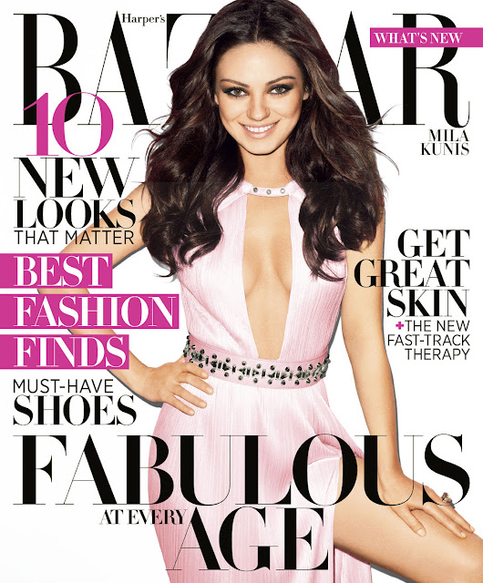 Harper's Bazaar USA, abril 2012  - Mila Kunis