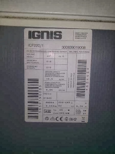 Vendo Congelador Ignis modelo ICF 220/1 de segunda - Cambalache