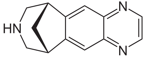 Structure Of  Varenicline Tartrate