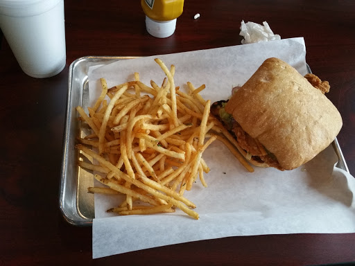 Hamburger Restaurant «Blues Burgers», reviews and photos, 1820 W Mockingbird Ln #44, Dallas, TX 75235, USA