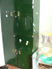 storage unit in a dorm room at Dalian Maritime University in China