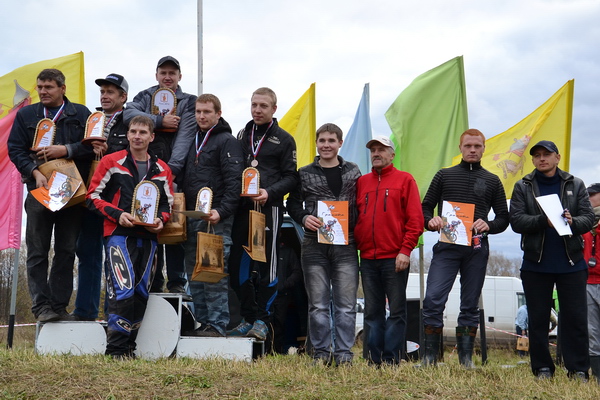 Чемпионат Углича по мотокроссу 29 сентября 2012. Награждение победителей
