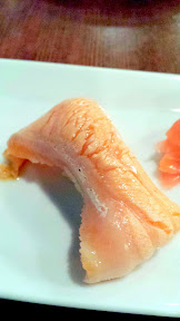 Sushi at Mirakutei, I ordered the Buri Belly, Fresh Salmon, Salmon Belly Aburi, Tuna, Unagi, Uni, and Yellowtail