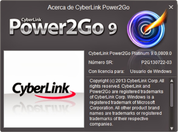 CyberLink Power2Go v9 Platinum [Multilenguaje] Grabacion de Discos 2013-10-02_19h21_45