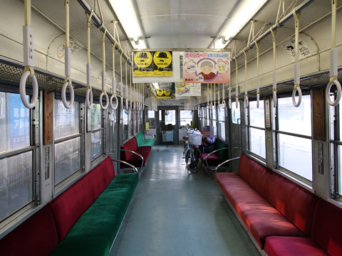 熊本電気鉄道　5000系電車　5102A形　車内