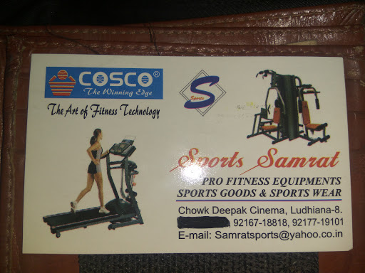 Samrat Sports Co, 43, Society Cinema Rd, AC Market, Chhawani Mohalla, Ludhiana, Punjab 141008, India, Sporting_Goods_Shop, state PB