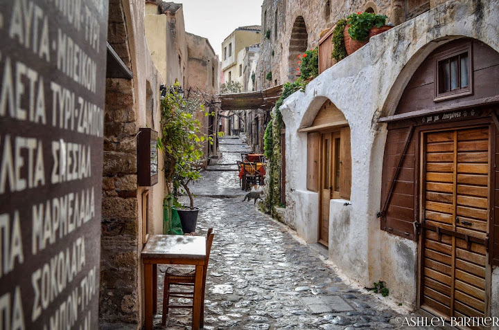 Narrow Alley - Exploring the Mani, Southern Peloponnese, Greece
