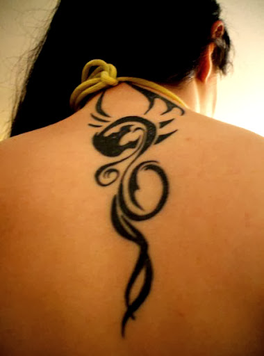 Tribal Dragon Tattoo