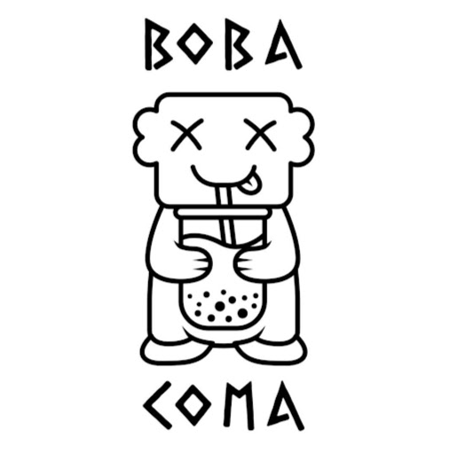 Boba Coma (Bubble Tea) logo
