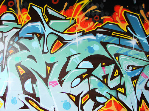 Gloria Blake: Graffiti Wallpaper Background Design