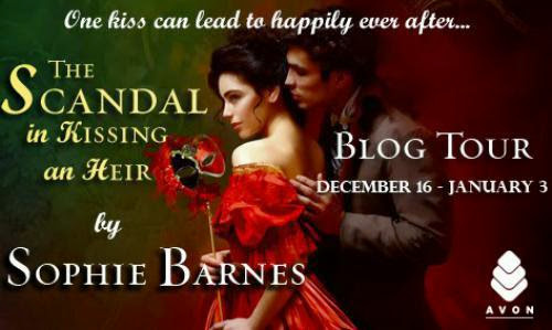 The Scandal In Kissing An Heir Blog Tour And Giveaway