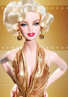Barbie Marilyn Monroe, como "la Ambición Rubia"