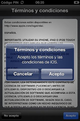 Actualizar iPhone 4 a iOS 6