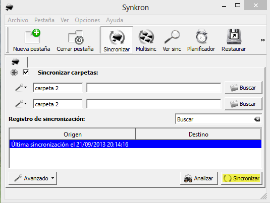 Como sincronizar archivos y carpetas Facilmente con Synkron | PCWebtips
