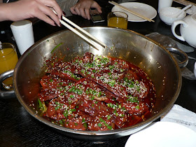 bowl of spicy duck heads
