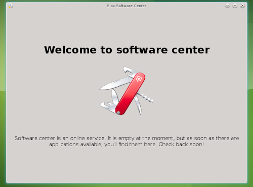 Slax 7.0 - software center