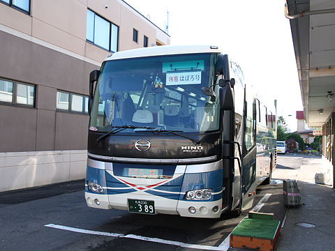 沿岸バス「特急はぼろ号」　・389　札幌行き　羽幌本社ターミナル改札中