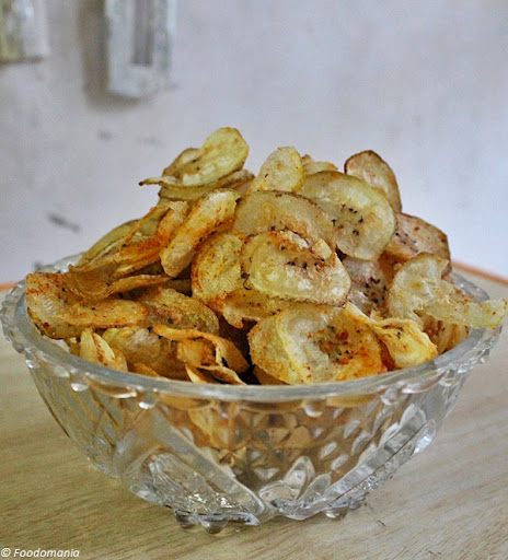 raw banana chips recipe (vazhakkai chips)