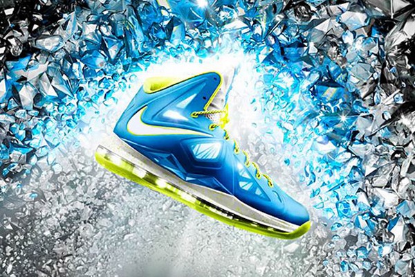 Preview of Nike LeBron X iD in South Beach 038 Sprite Colors