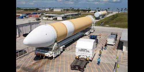 Boosters For Orions Launch Vehicle Arrive To Cape Canaveral