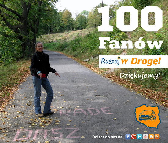 Dlaczego warto dołączyć do 100 fanów Ruszaj w Drogę na Facebooku?