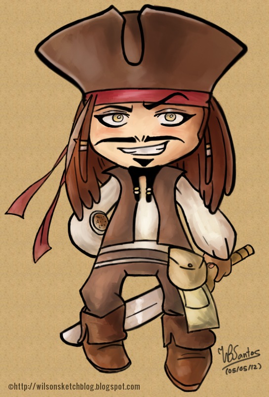Cpt. Jack Sparrow cartoon