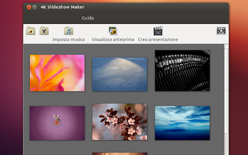 4K Slideshow Maker su Ubuntu