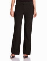 <br />Briggs New York Women's Boot Cut Pant with Comfort Back Elastic Average Length