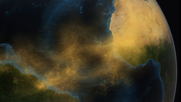 Millones de toneladas de polvo anuales del Sahara al Amazonas