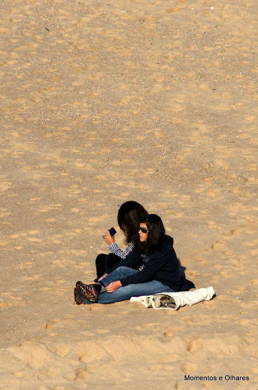 Gosto da praia no Inverno