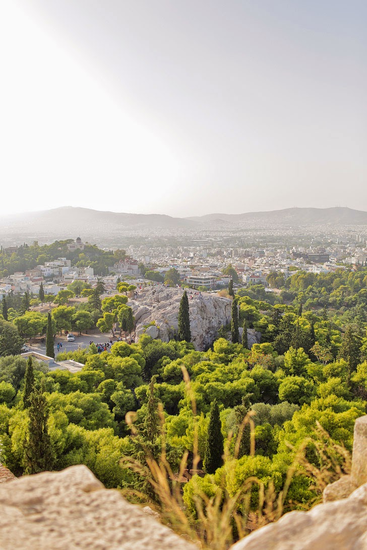 View from the Greek Acropolis.