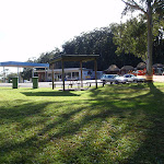 Grassy area beside motel and petrol staion (60327)