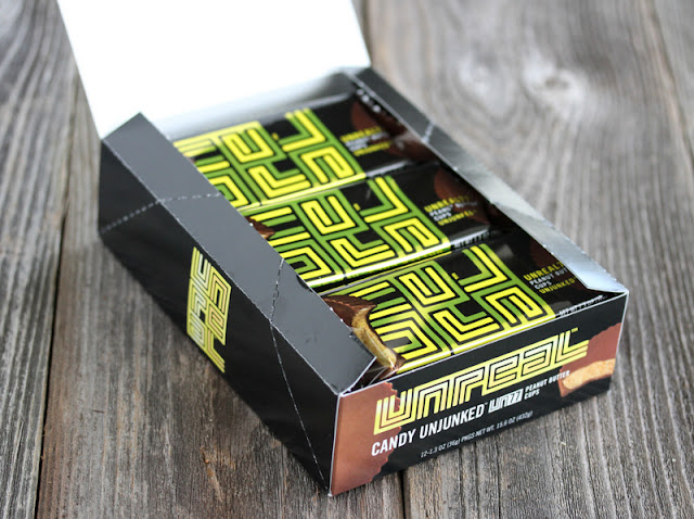 a box of Unreal peanut butter cups