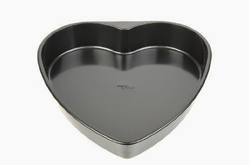  Bakers Select Nonstick Heart Shaped Pan, 8*7.5*1.5 Inch