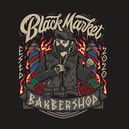 Black Market Barbershop logo