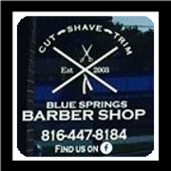 Blue Springs Barber Shop logo