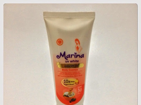 [Review] Marina UV white extra SPF 30 body essence