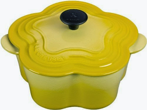  Le Creuset Soleil Enameled Cast Iron Flower-Shaped Cocotte, 2.25 Quart