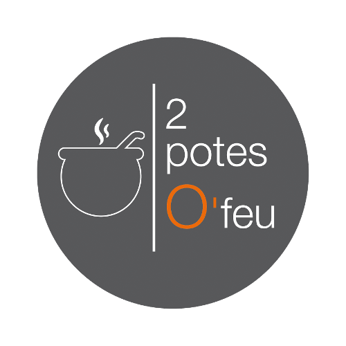 2 Potes O'Feu : Restaurant branché | Cuisine au feu de bois Genève logo
