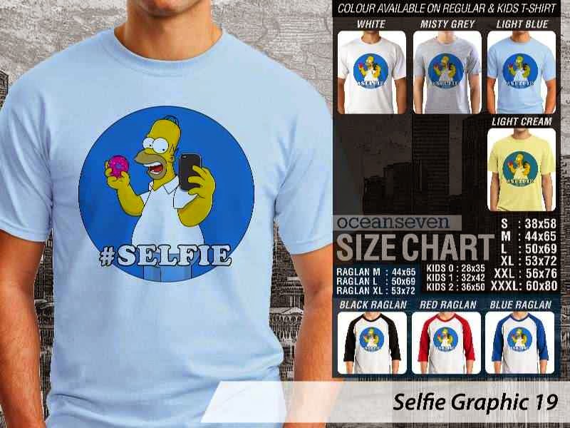 Kaos lucu Selfie Graphic 19