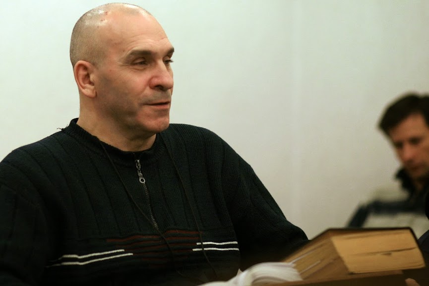 Владимир Лашин на катехизационной встрече