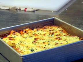 Caprial + John: Modern Pot Pie cooking class Bacon and Herb Roasted Vegetable Pot Pie with Ricotta Cheese Crust